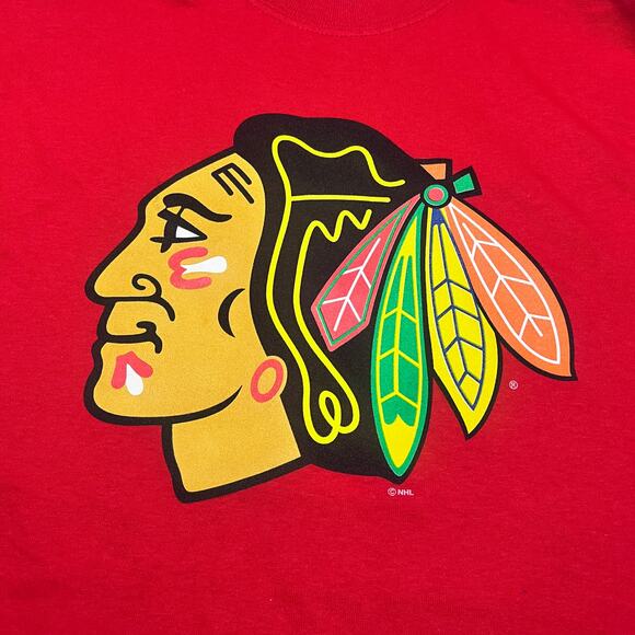 Chicago Blackhawks NHL T-Shirt Mens Medium Red Graphic Tee NWOT Hockey - Picture 3 of 6
